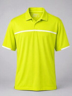 Nike Dri FIT Mens Sz XL Golf Polo Shirt Volt Yellow Tour Performance Lime Green